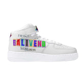 Baliveno UnisexBaliveno Unisex High Top Leather Sneakers* Custom all-over printed shoes with lace-up and velcro closure construction for a snug fit.* Made of high-quality eco-friendly PU upper to keep your shoes clean, wa[Bal]