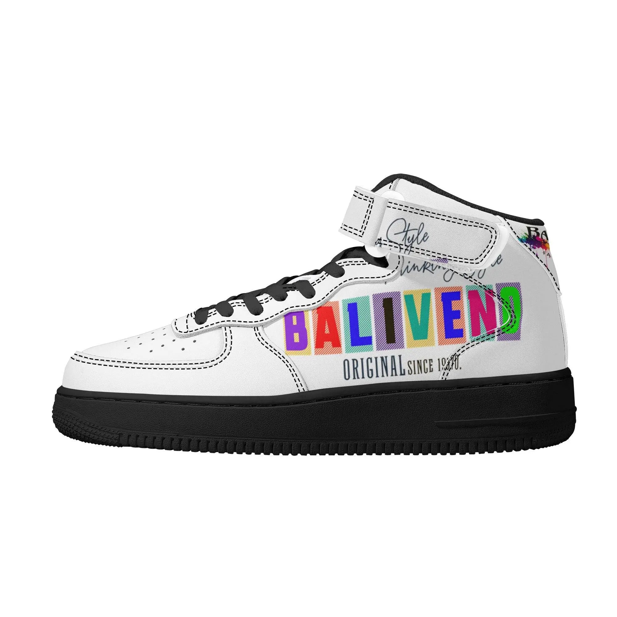 Baliveno Unisex High Top luxury Leather Sneakers - BALIVENO