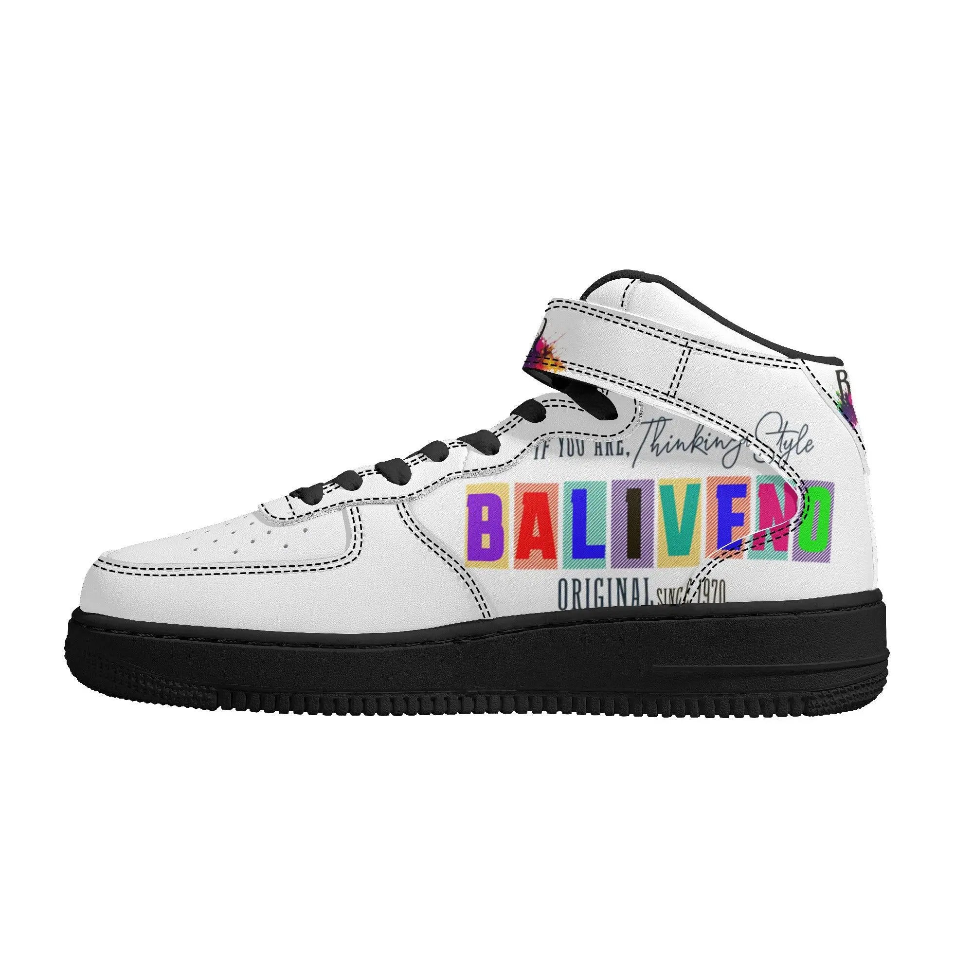 Baliveno Unisex High Top luxury Leather Sneakers - BALIVENO