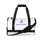 All-over print gym bagAll-over print gym bagPump up your workout style with the All-Over Print Gym Bag. This 100% polyester duffel features a bold, eye-catching allover print design that will turn heads at the[Bal]