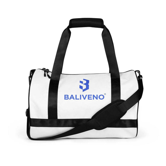 All-over print gym bagAll-over print gym bagPump up your workout style with the All-Over Print Gym Bag. This 100% polyester duffel features a bold, eye-catching allover print design that will turn heads at the[Bal]