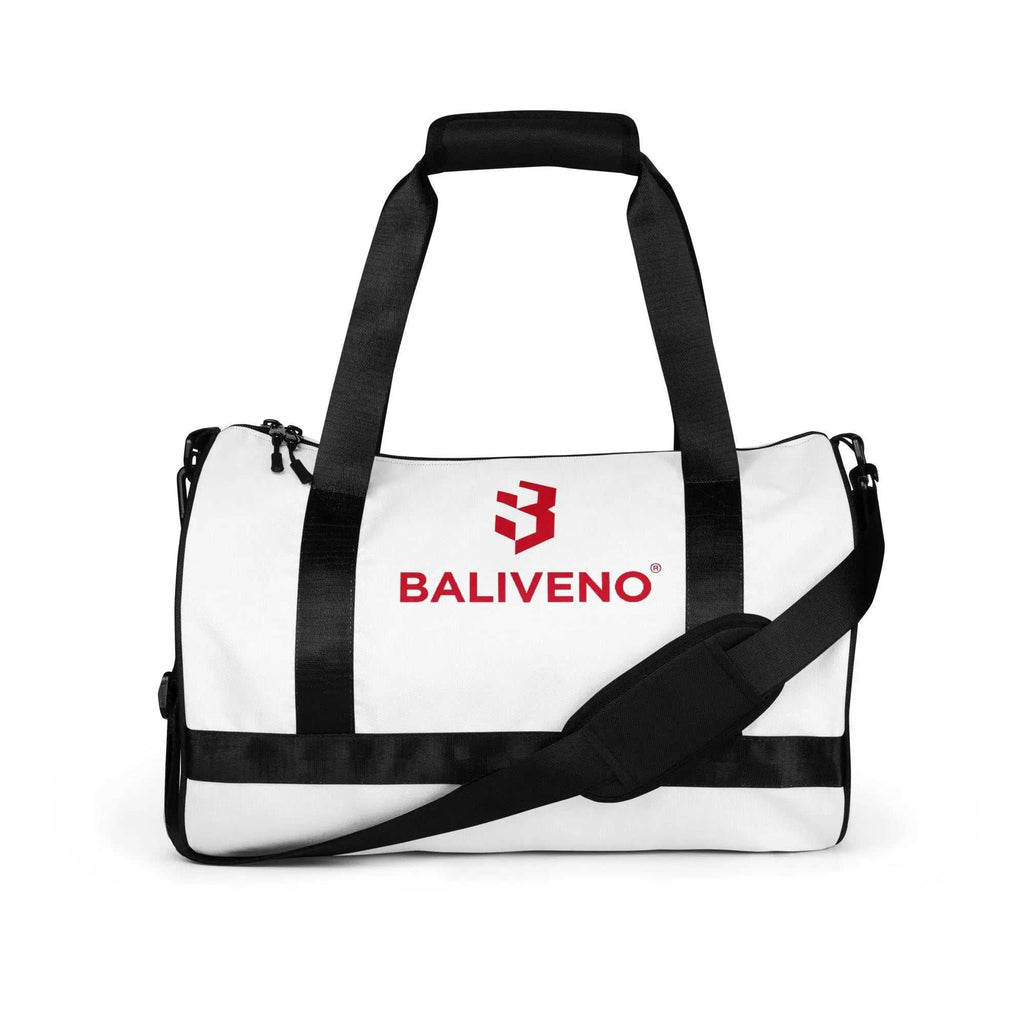 All-over print gymAll-over print gym bagPump up your workout style with the All-Over Print Gym Bag. This 100% polyester duffel features a bold, eye-catching allover print design that will turn heads at the[Bal]