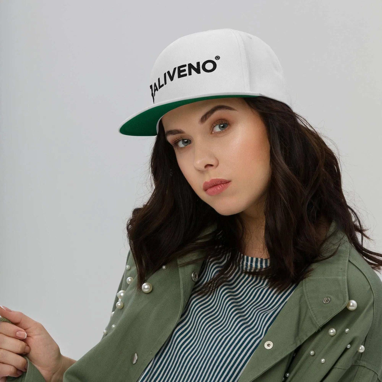 Women Flat Bill CapWomen Flat Bill CapIntroducing our Women Flat Bill Cap, a timeless accessory with a modern twist. The high-profile fit and vibrant green undervisor add a pop of color, making this cap [Bal]