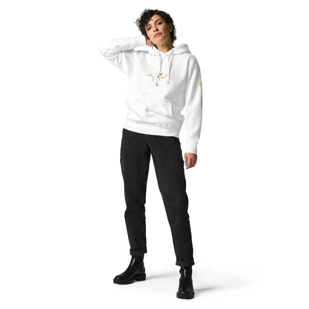 Chef-Heartbeat HoodieChef-Heartbeat HoodieWrap yourself in comfort and style with the Chef-Heartbeat Hoodie – the softest hoodie you'll ever own, featuring a cool design that adds a touch of personality to y[Bal]