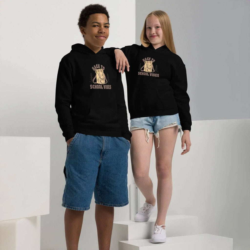 Back To School VibesBack To School Vibes HoodieKeep kids warm and comfortable all school year long with the Back To School Vibes Kids Hoodie. This durable yet soft youth hoodie is built for busy, active children [Bal]