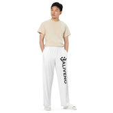 All-over printAll-over print wide-leg pantsUpgrade your loungewear with the trendy All-Over Print Wide-Leg Pants. These stylish knit pants combine the relaxed feel of sweatpants with a fashionable all-over pr[Bal]