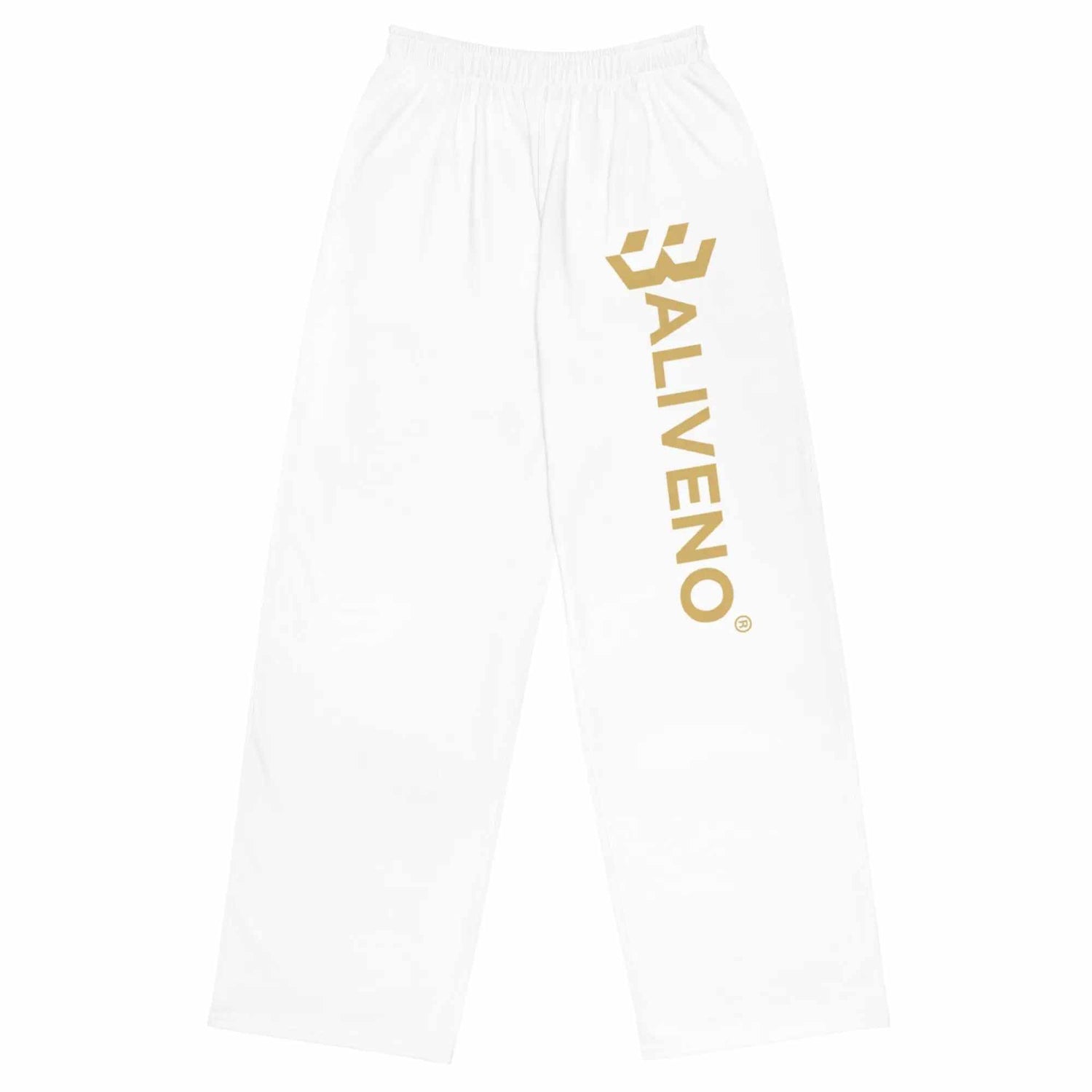 All-over printAll-over print wide-leg pantsUpgrade your loungewear with the trendy All-Over Print Wide-Leg Pants. These stylish knit pants combine the relaxed feel of sweatpants with a fashionable all-over pr[Bal]