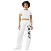 All-over printAll-over print wide-leg pantsUpgrade your loungewear with the trendy All-Over Print Wide-Leg Pants. These stylish knit pants combine the relaxed feel of sweatpants with a fashionable all-over pr[Bal]