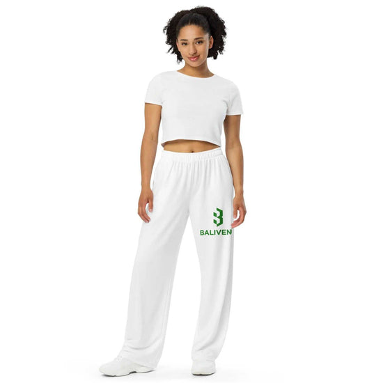 All-over printAll-over print wide-leg pantsUpgrade your loungewear with the trendy All-Over Print Wide-Leg Pants. These stylish knit pants combine the relaxed feel of sweatpants with a fashionable all-over pr[Bal]