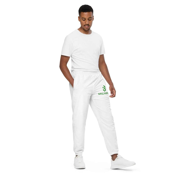 unisex track pantsUnisex track pantsThe unisex track pants are your new go-to piece for working out or styling a streetwear outfit. The water-resistant, lightweight fabric and mesh lining provide comfo[Bal]
