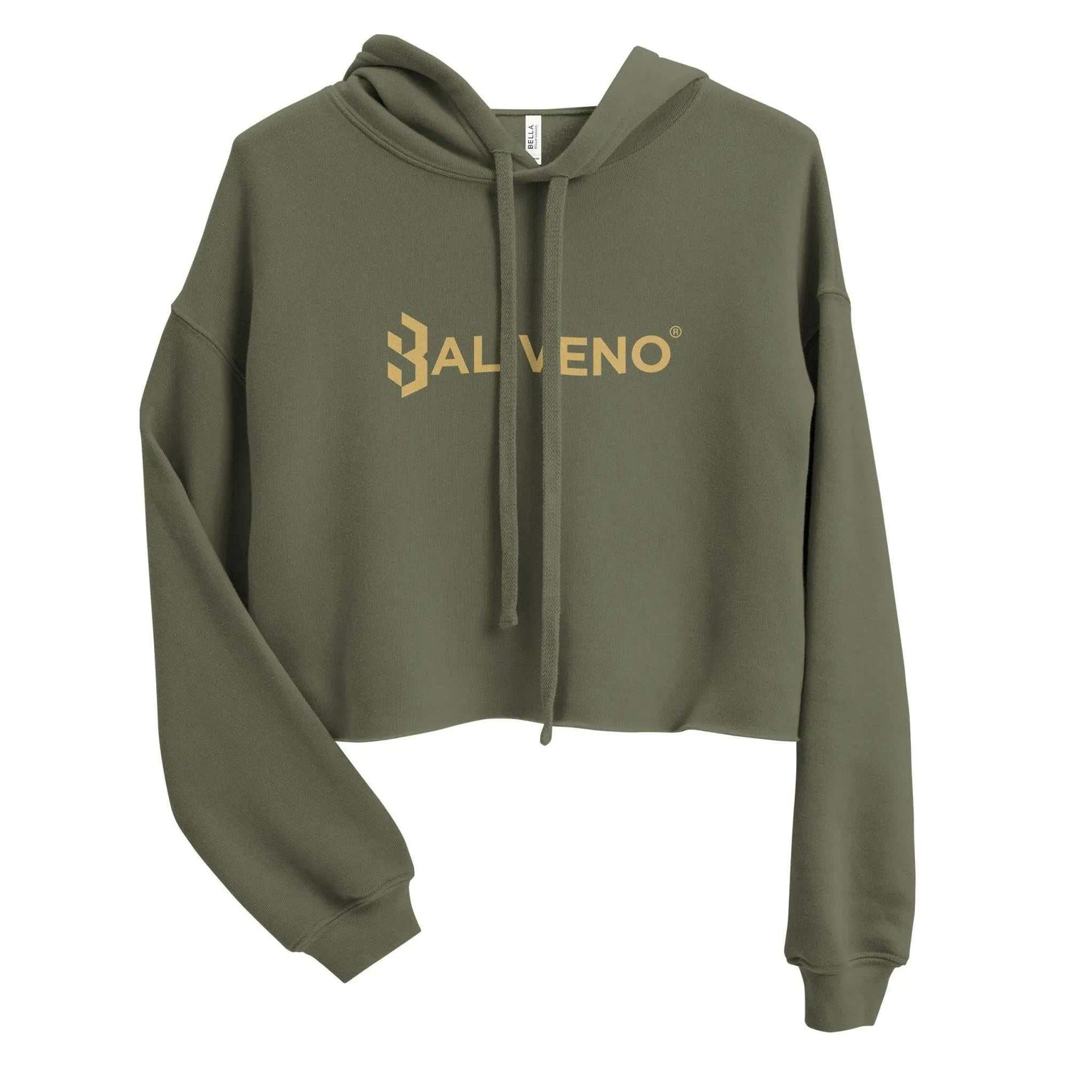 Baliveno Crop HoodieBaliveno Crop HoodieMake a stylish statement in this trend-setting Baliveno Cropped Raw Hem Drawstring Hoodie. This modern take on the classic pullover features an edgy raw hem and adju[Bal]