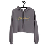 Baliveno Crop HoodieBaliveno Crop HoodieMake a stylish statement in this trend-setting Baliveno Cropped Raw Hem Drawstring Hoodie. This modern take on the classic pullover features an edgy raw hem and adju[Bal]