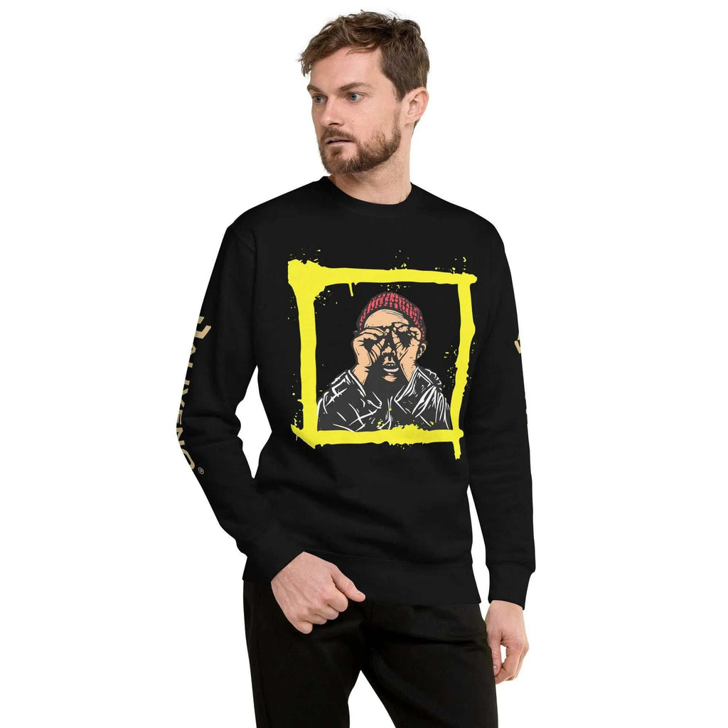 Baliveno GraffitiBaliveno Graffiti SweatshirtAdd an edgy urban vibe to your streetwear looks with the bold Baliveno Cotton Fleece Graffiti Print Crewneck Sweatshirt. This cozy crewneck sweater features an eye-c[Bal]
