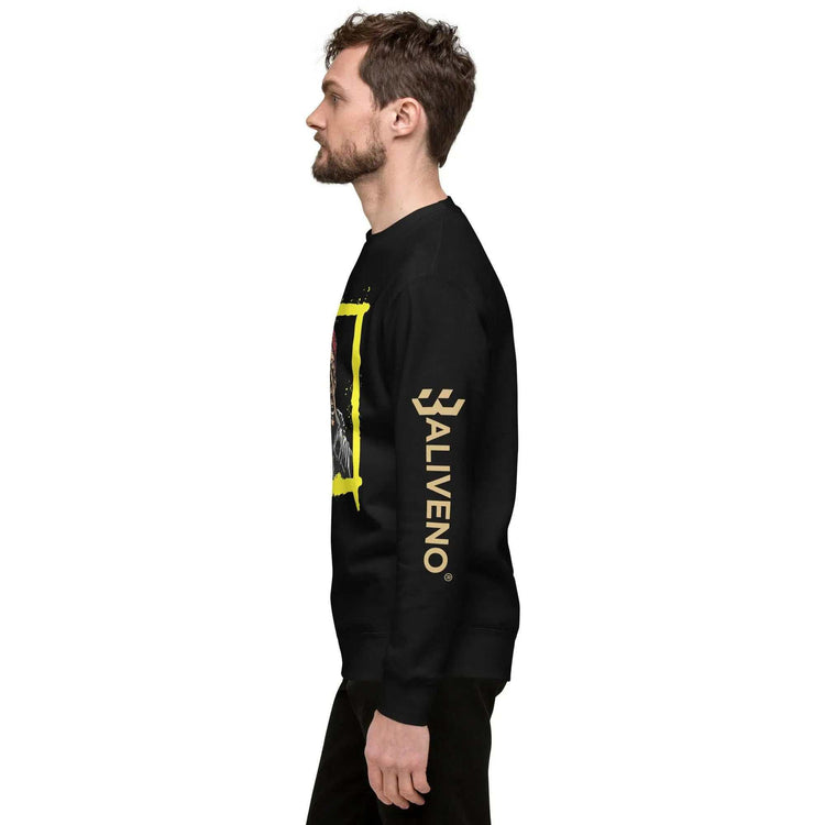 Baliveno GraffitiBaliveno Graffiti SweatshirtAdd an edgy urban vibe to your streetwear looks with the bold Baliveno Cotton Fleece Graffiti Print Crewneck Sweatshirt. This cozy crewneck sweater features an eye-c[Bal]