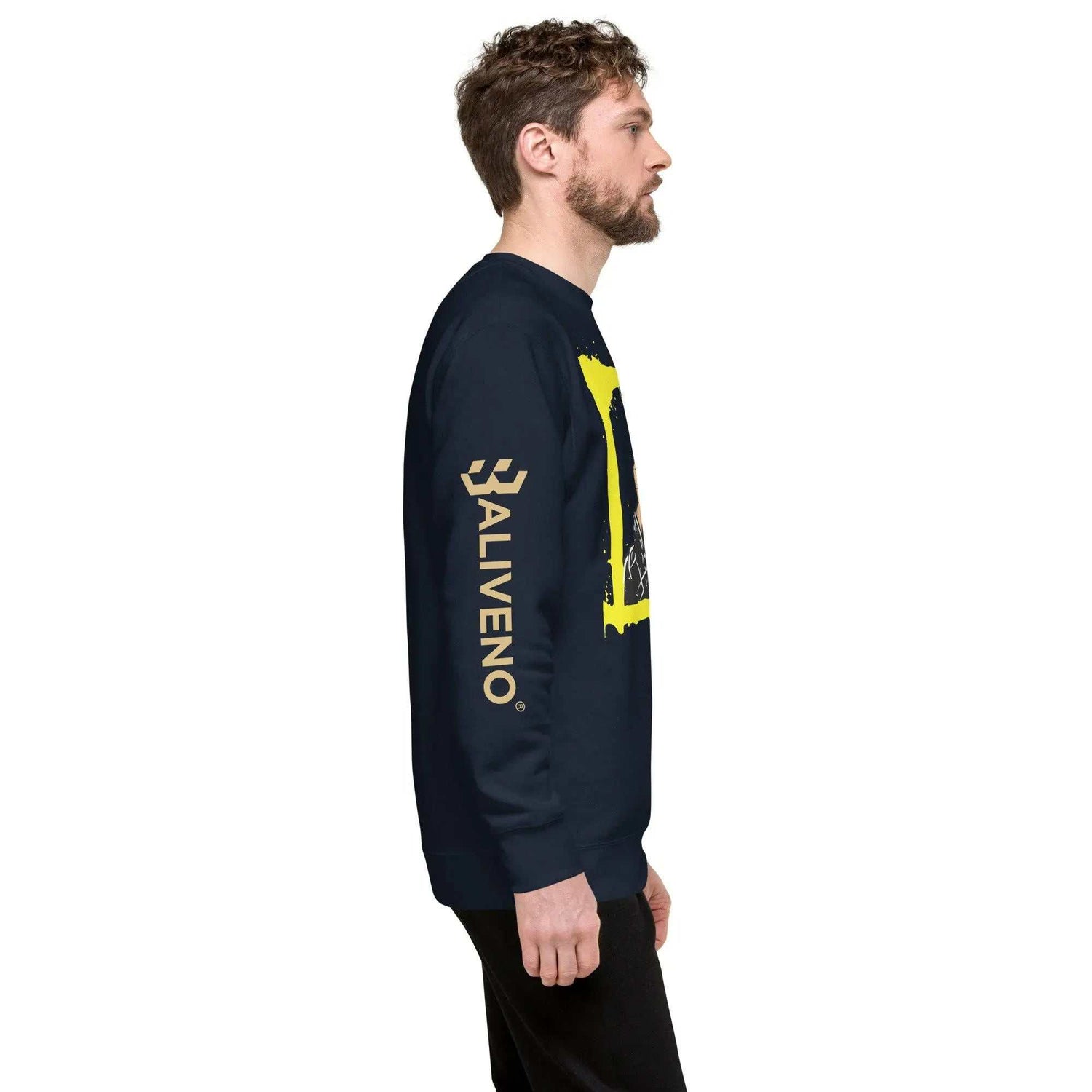 Baliveno GraffitiBaliveno Graffiti SweatshirtAdd an edgy urban vibe to your streetwear looks with the bold Baliveno Cotton Fleece Graffiti Print Crewneck Sweatshirt. This cozy crewneck sweater features an eye-c[Bal]