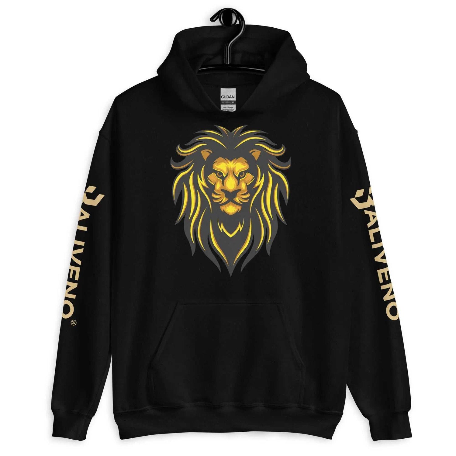 Baliveno Lion HoodieBaliveno Lion HoodieStay cozy and stylish with the ultra-soft Baliveno Lion Graphic Printed Lightweight Pullover Hoodie Sweatshirt. This casual pullover features an eye-catching lion gr[Bal]