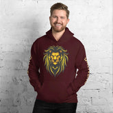 Baliveno LionBaliveno Lion HoodieStay cozy and stylish with the ultra-soft Baliveno Lion Graphic Printed Lightweight Pullover Hoodie Sweatshirt. This casual pullover features an eye-catching lion gr[Bal]