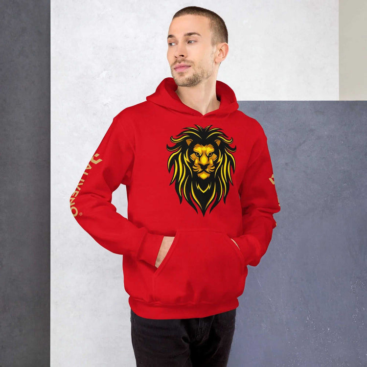 Baliveno Lion HoodieBaliveno Lion HoodieStay cozy and stylish with the ultra-soft Baliveno Lion Graphic Printed Lightweight Pullover Hoodie Sweatshirt. This casual pullover features an eye-catching lion gr[Bal]