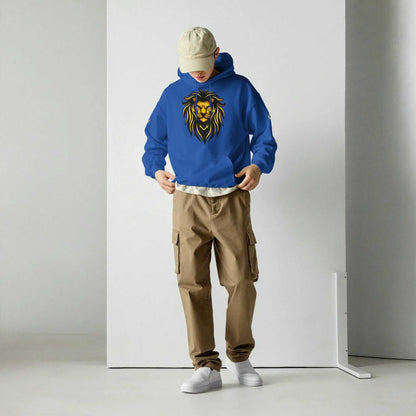 Baliveno Lion HoodieBaliveno Lion HoodieStay cozy and stylish with the ultra-soft Baliveno Lion Graphic Printed Lightweight Pullover Hoodie Sweatshirt. This casual pullover features an eye-catching lion gr[Bal]
