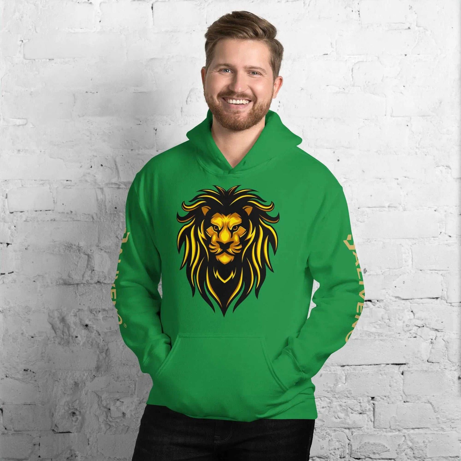 Baliveno LionBaliveno Lion HoodieStay cozy and stylish with the ultra-soft Baliveno Lion Graphic Printed Lightweight Pullover Hoodie Sweatshirt. This casual pullover features an eye-catching lion gr[Bal]