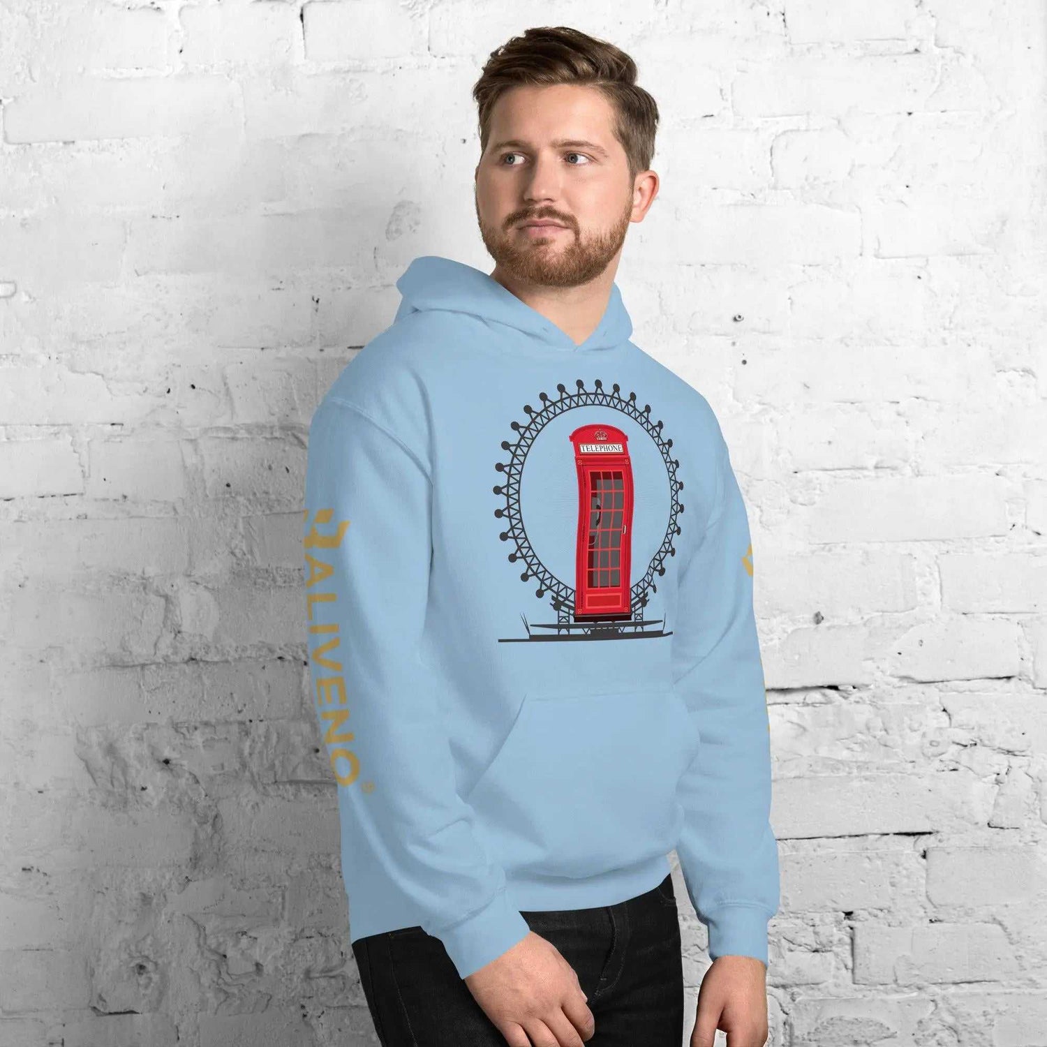 Baliveno LondonBaliveno London HoodieMake a bold streetwear statement in the stylish Baliveno London Graphic Printed Lightweight Pullover Hoodie Sweatshirt. This casual pullover features an eye-catching[Bal]