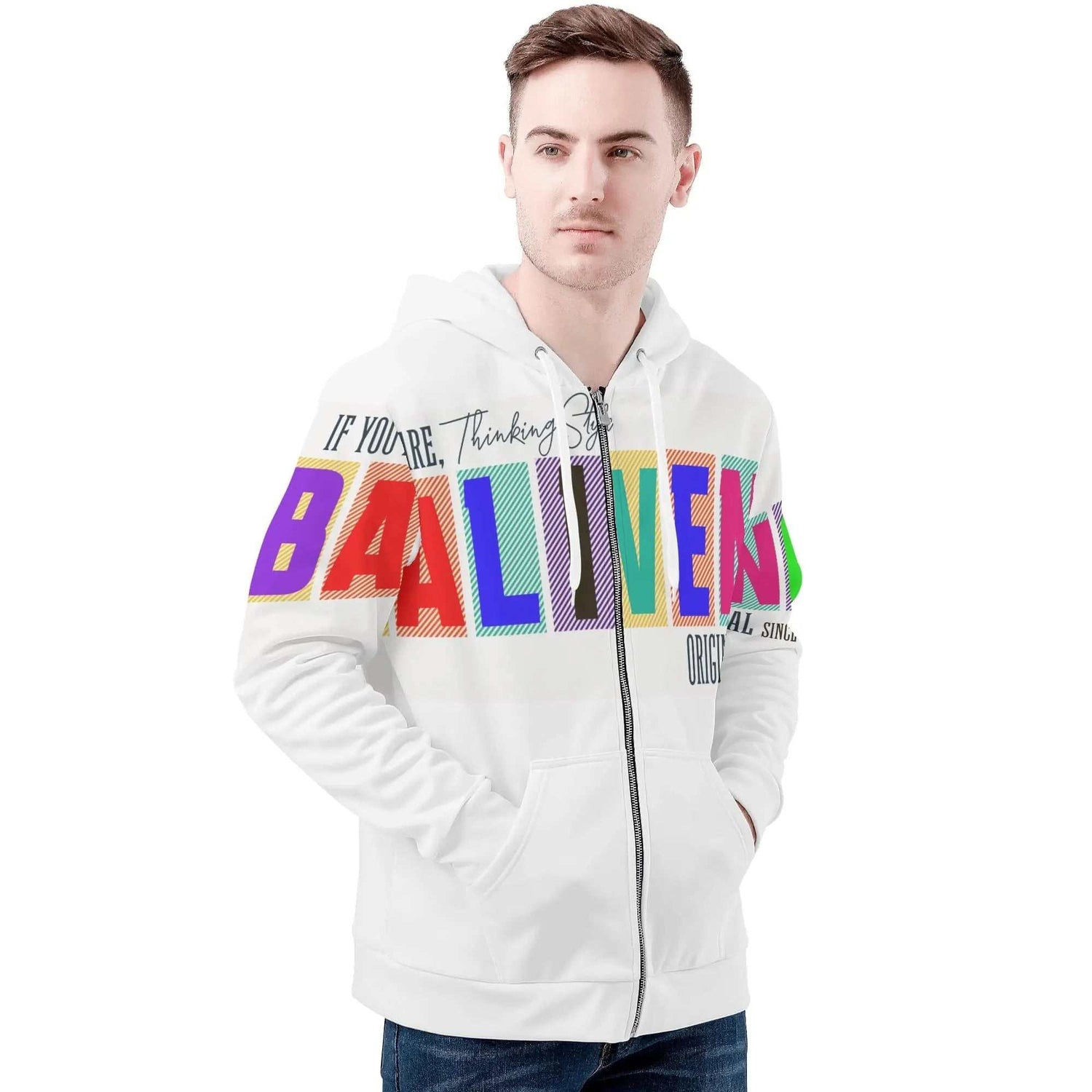 Baliveno Unisex Print luxury Classic Zip HoodieBaliveno Unisex Print luxury Classic Zip Hoodie* Made from high-quality polyester material, ensuring durability and comfort for daily wear.* Hoodie drawstring and kangaroo pocket keep out rain and wind gusts. * 2[Bal]