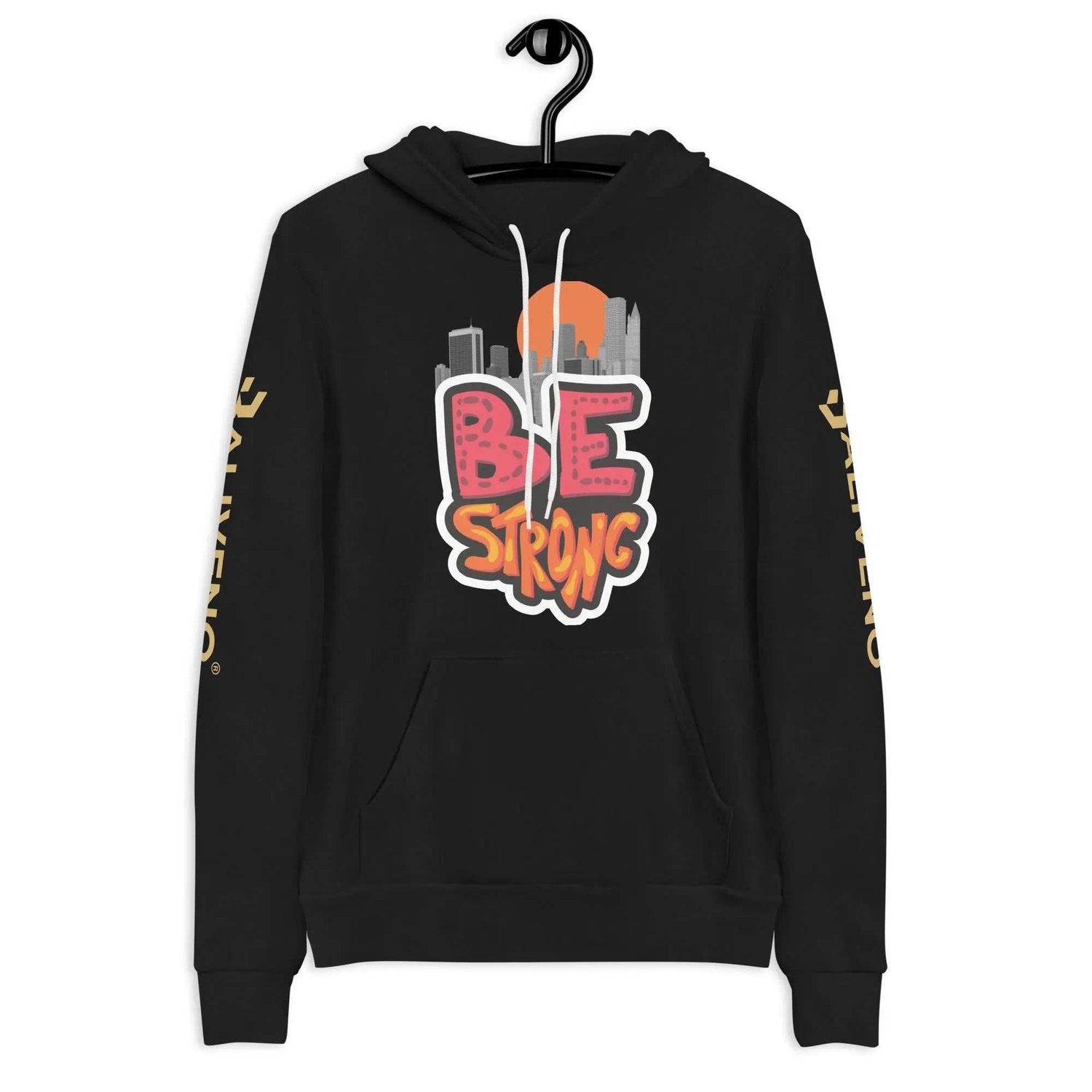 Be Strong hoodieBe Strong hoodieStay motivated and comfortable all year round in the soft Be Strong Cotton Poly Fleece Unisex Pullover Hoodie Sweatshirt. This cozy hooded pullover features an empow[Bal]