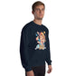 Best DAD EverBest DAD Ever SweatshirtShow off dad pride in the ultra-cozy "Best DAD Ever" Graphic Print Cotton Poly Crewneck Sweatshirt. This warm, pre-shrunk sweater features a bold text graphic celebr[Bal]