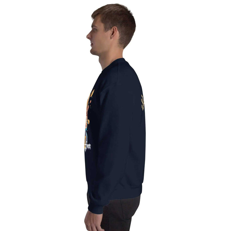 Best DAD EverBest DAD Ever SweatshirtShow off dad pride in the ultra-cozy "Best DAD Ever" Graphic Print Cotton Poly Crewneck Sweatshirt. This warm, pre-shrunk sweater features a bold text graphic celebr[Bal]