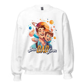 Best DAD EverBest DAD Ever SweatshirtShow off dad pride in the ultra-cozy "Best DAD Ever" Graphic Print Cotton Poly Crewneck Sweatshirt. This warm, pre-shrunk sweater features a bold text graphic celebr[Bal]