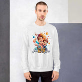 Best DAD EverBest DAD Ever SweatshirtShow off dad pride in the ultra-cozy "Best DAD Ever" Graphic Print Cotton Poly Crewneck Sweatshirt. This warm, pre-shrunk sweater features a bold text graphic celebr[Bal]