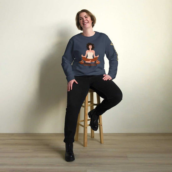 Calmness organicCalmness organic sweatshirtFind your zen in sustainable style with the Calmness Unisex Organic Cotton Recycled Crewneck Sweatshirt. This eco-friendly sweatshirt is crafted from soft organic an[Bal]