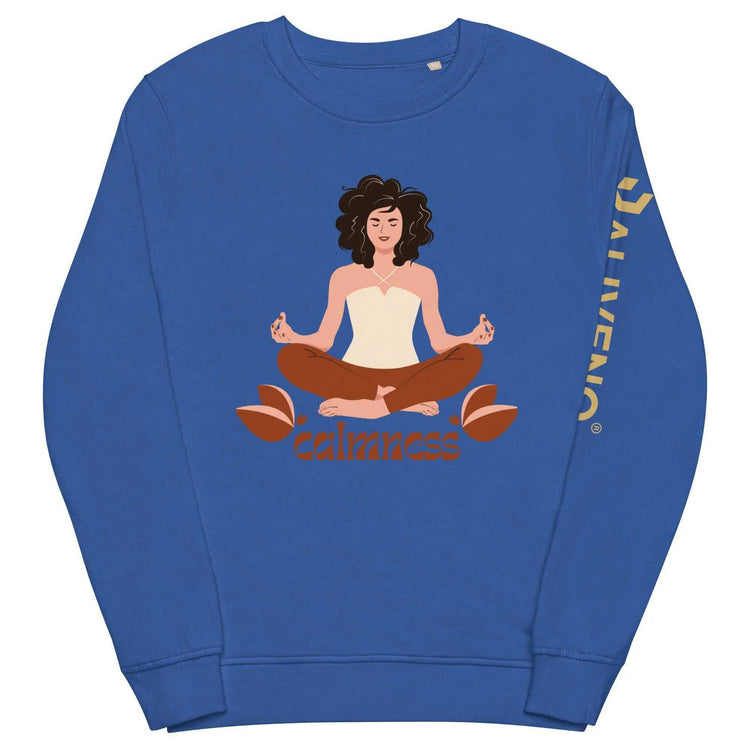 Calmness organicCalmness organic sweatshirtFind your zen in sustainable style with the Calmness Unisex Organic Cotton Recycled Crewneck Sweatshirt. This eco-friendly sweatshirt is crafted from soft organic an[Bal]