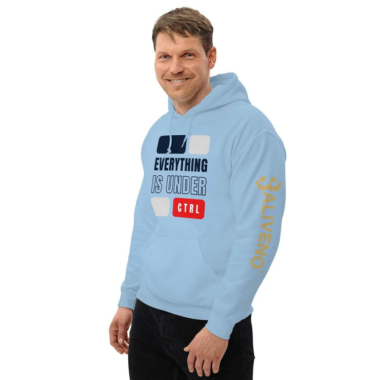 Everything Is Under CTRLEverything Is Under CTRL HoodieStay cozy and show off your relaxed attitude in the ultra-soft "Everything Is Under CTRL" Graphic Print Lightweight Pullover Hoodie. This casual pullover features a [Bal]