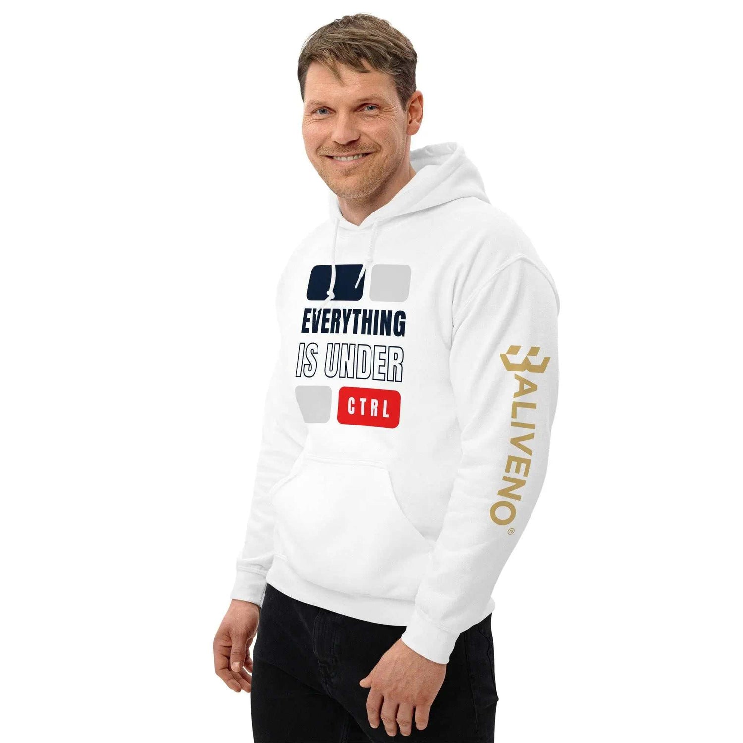 Everything Is Under CTRLEverything Is Under CTRL HoodieStay cozy and show off your relaxed attitude in the ultra-soft "Everything Is Under CTRL" Graphic Print Lightweight Pullover Hoodie. This casual pullover features a [Bal]