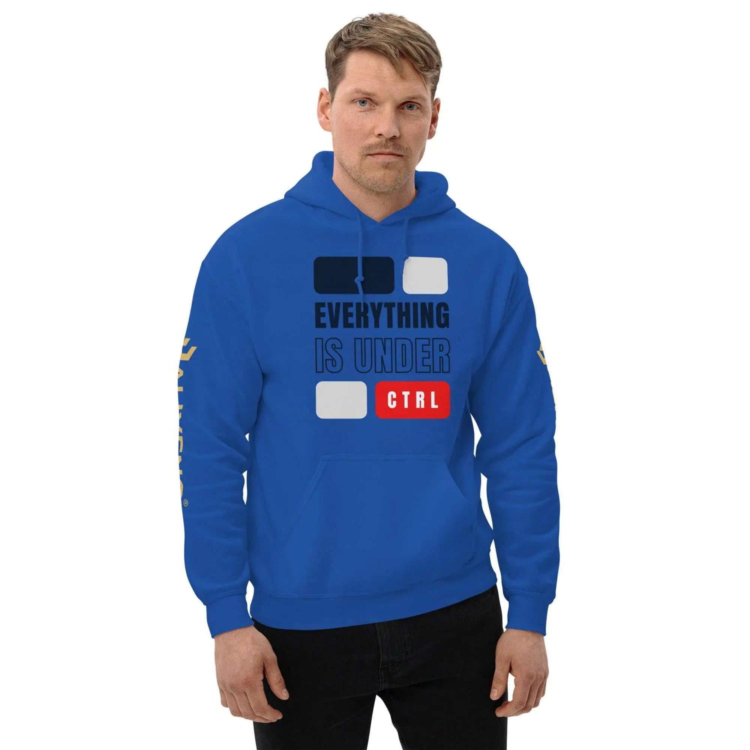 Everything Is Under CTRLEverything Is Under CTRL HoodieStay cozy and show off your relaxed attitude in the ultra-soft "Everything Is Under CTRL" Graphic Print Lightweight Pullover Hoodie. This casual pullover features a [Bal]