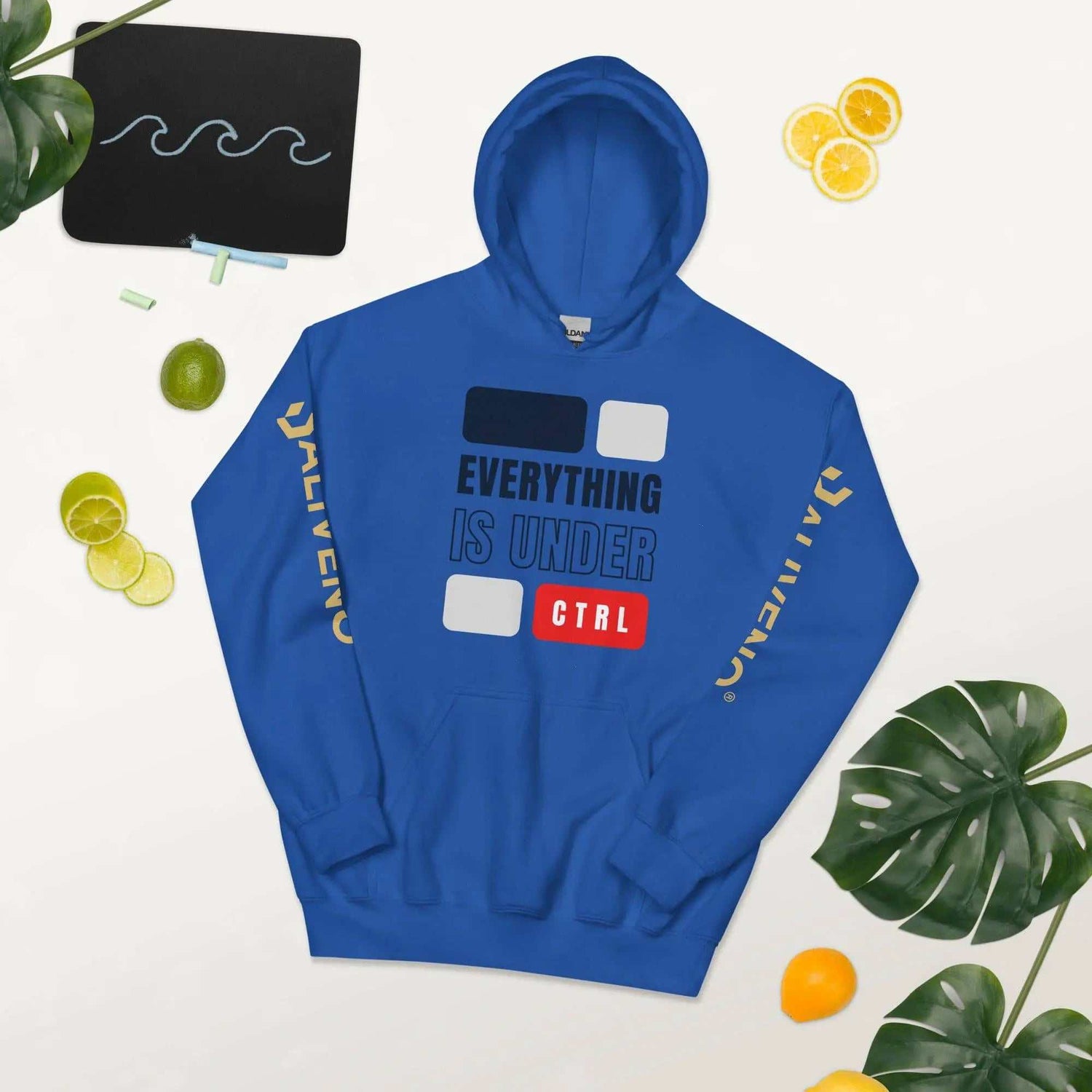 Everything Is Under CTRLEverything Is Under CTRL HoodieStay cozy and show off your relaxed attitude in the ultra-soft "Everything Is Under CTRL" Graphic Print Lightweight Pullover Hoodie. This casual pullover features a [Bal]