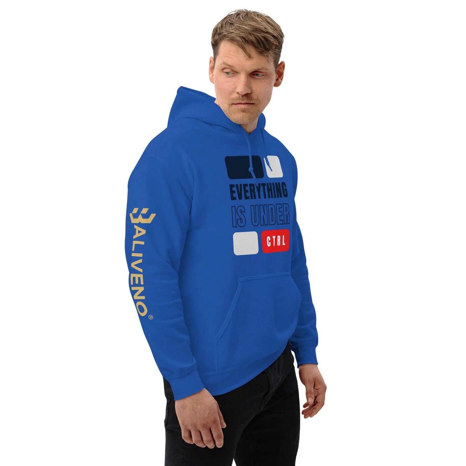 Everything Is Under CTRLEverything Is Under CTRL HoodieStay cozy and show off your relaxed attitude in the ultra-soft "Everything Is Under CTRL" Graphic Print Lightweight Pullover Hoodie. This casual pullover features a [Bal]