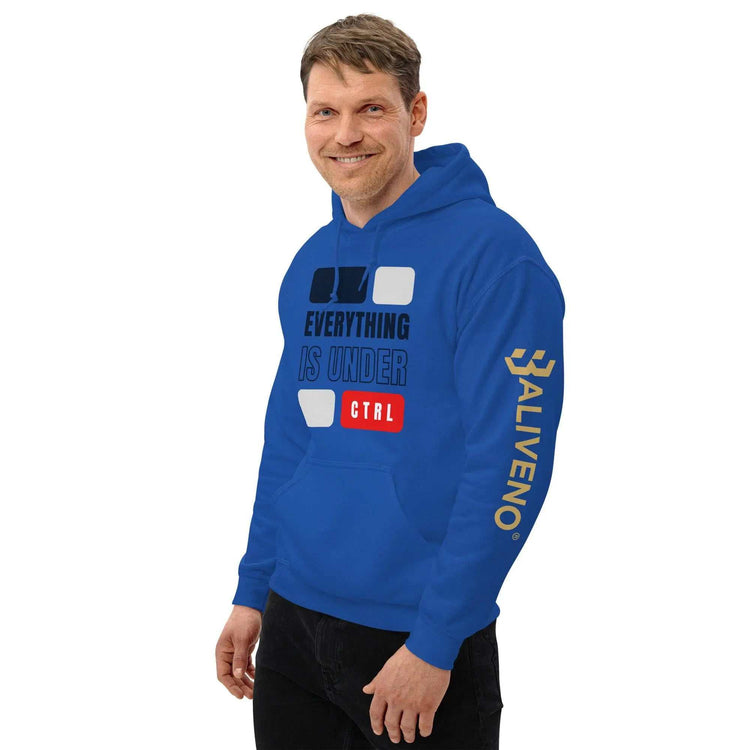 Everything Is Under CTRLEverything Is Under CTRL HoodieStay cozy and show off your relaxed attitude in the ultra-soft "Everything Is Under CTRL" Graphic Print Lightweight Pullover Hoodie. This casual pullover features a [Bal]