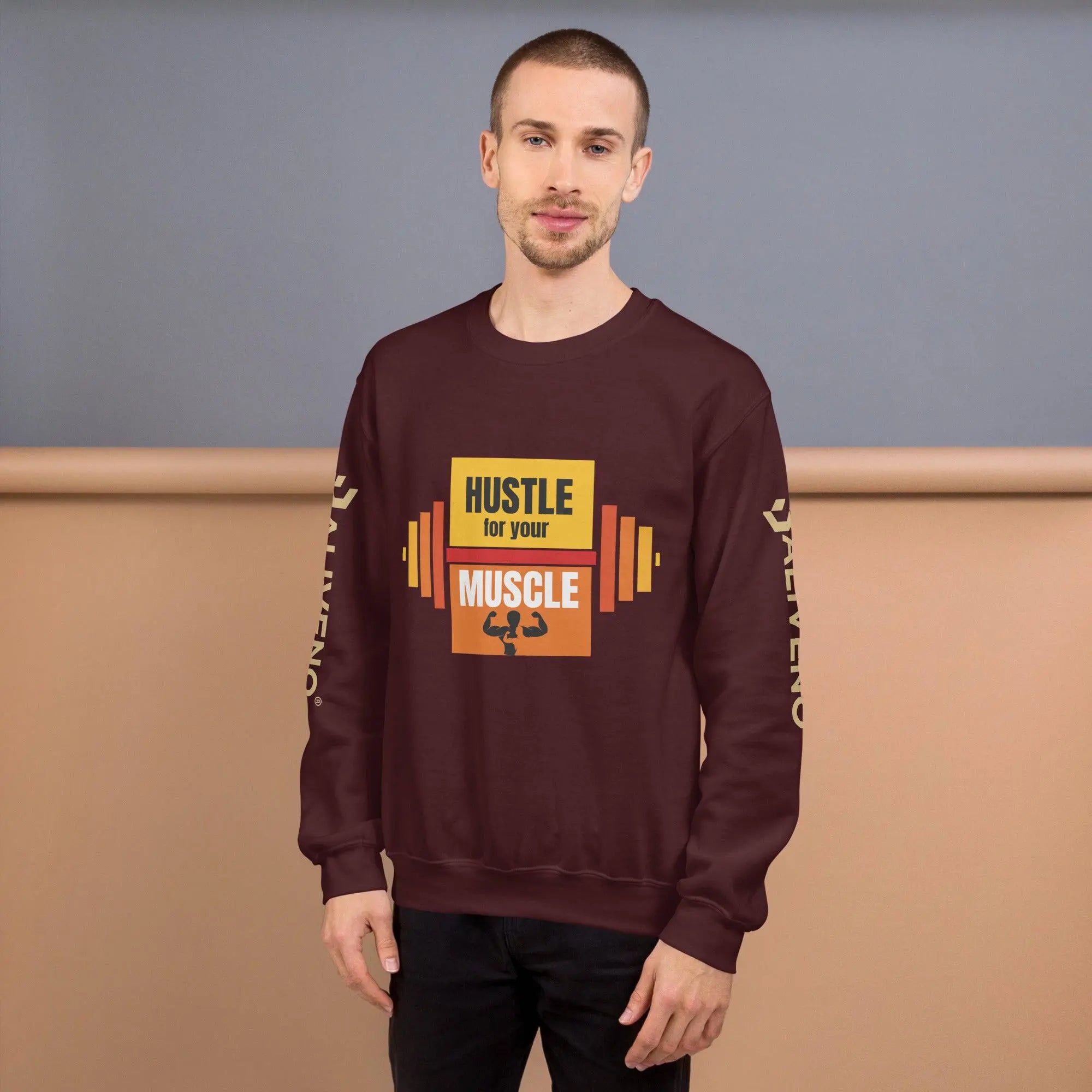 Hustle For Your Muscle Sweatshirt - BALIVENO