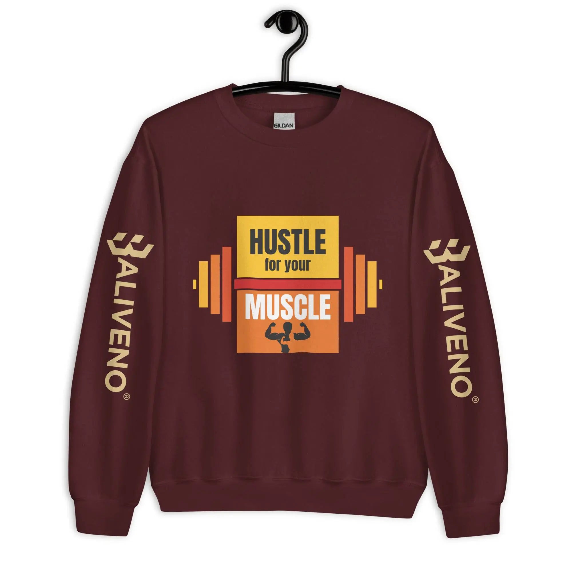 Hustle For Your Muscle Sweatshirt - BALIVENO