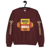 Hustle For Your MuscleHustle For Your Muscle SweatshirtStay warm and stylish during your toughest workouts with our Hustle For Your Muscle Sweatshirt. Crafted to withstand the colder months, this sturdy yet comfortable s[Bal]