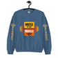 Hustle For Your MuscleHustle For Your Muscle SweatshirtStay warm and stylish during your toughest workouts with our Hustle For Your Muscle Sweatshirt. Crafted to withstand the colder months, this sturdy yet comfortable s[Bal]