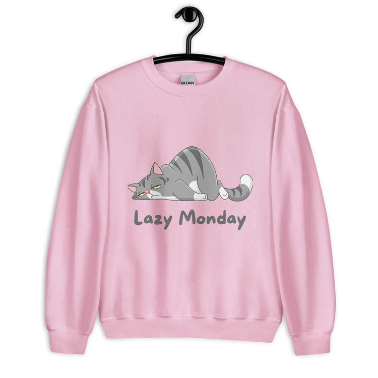 Lazy Monday SweatshirtLazy Monday SweatshirtEmbrace the comfort and warmth of our Lazy Monday Sweatshirt, the perfect companion for those cozy, relaxed days. Crafted to keep you snug and stylish during the col[Bal]