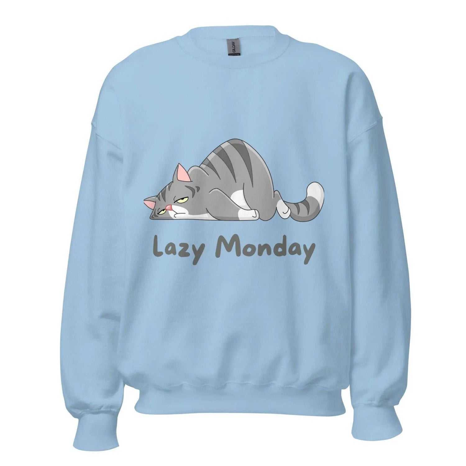 Lazy Monday SweatshirtLazy Monday SweatshirtEmbrace the comfort and warmth of our Lazy Monday Sweatshirt, the perfect companion for those cozy, relaxed days. Crafted to keep you snug and stylish during the col[Bal]
