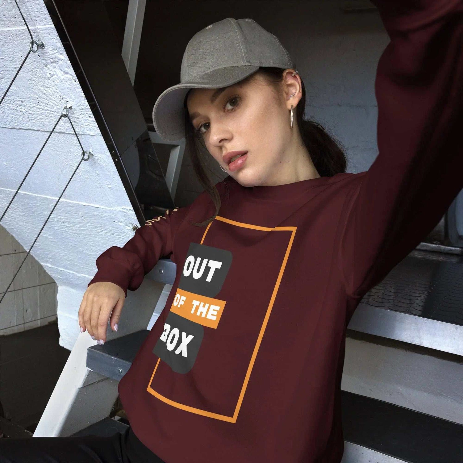 Out Of The BoxOut Of The Box SweatshirtIntroducing our Out Of The Box Sweatshirt, the perfect blend of style and comfort for the colder months. Crafted to keep you cozy and warm, this sweatshirt offers a [Bal]