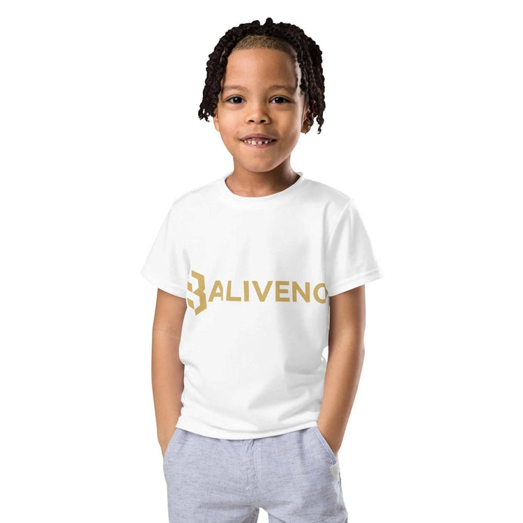 Kids Crew NeckKids crew neck t-shirtGive your kids a wardrobe essential that ticks all the boxes with our Kids Crew Neck T-Shirt. This colorful tee not only boasts a vibrant design that looks great but[Bal]