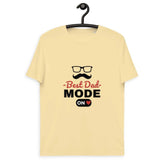 Best Dad Mode OnBest Dad Mode On T-ShirtCelebrate fatherhood in eco-friendly comfort with the "Best Dad Mode On" Graphic Organic Cotton Crewneck T-Shirt. This soft 100% organic ring-spun cotton tee feature[Bal]