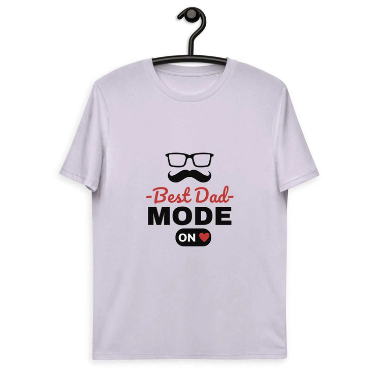Best Dad Mode OnBest Dad Mode On T-ShirtCelebrate fatherhood in eco-friendly comfort with the "Best Dad Mode On" Graphic Organic Cotton Crewneck T-Shirt. This soft 100% organic ring-spun cotton tee feature[Bal]