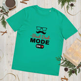 Best Dad ModeBest Dad Mode On T-ShirtCelebrate fatherhood in eco-friendly comfort with the "Best Dad Mode On" Graphic Organic Cotton Crewneck T-Shirt. This soft 100% organic ring-spun cotton tee feature[Bal]